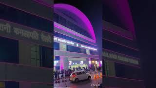 beautiful night view of rani kamlapati railway station #ranikamlapati #indianrailways #shorts #viral