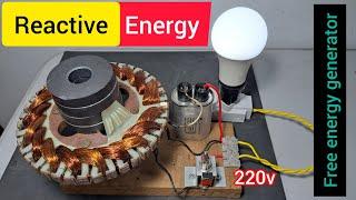 Free Energy Generator With Ceiling Fan Motor!