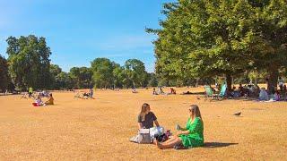 London ‘Parched Parks’ Summer Walk - Hyde Park to the Serpentine ‘Black Chapel’ Pavilion