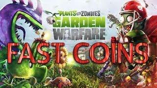 Plants VS Zombies Garden Warfare - How To Get Lots Of Coins Fast - Strategy / Tip