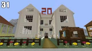 Top 50 Mansions In My Minecraft Survival World On ZachTV18