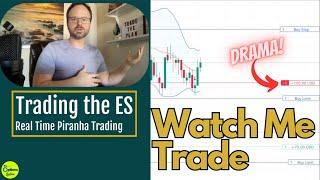 WATCH ME TRADE!  | DAY TRADING Futures Using the Piranha Trading System #daytrading #futurestrading