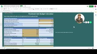 Facebook Ads Budget Calculator | Hosted By Hanna Guerra