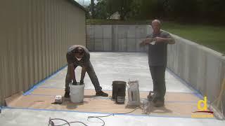 How To Install Concrete Overlays To Resurface Driveways, Patios, & Pool Decks