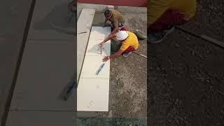 porch floor fitting tiles size 2x2 space epoxy short