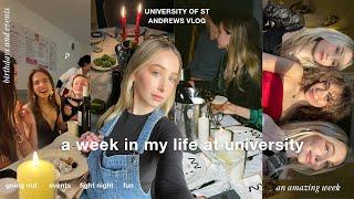 a (fun) week in my life | the university of st andrews (going out & events)