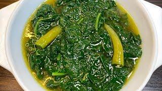 Sabz Haakh | Green Collard | Kashmiri saag | Pandit saag #kashmiri  #kashmir  #wazwaan