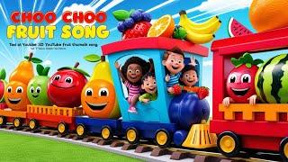 “️ Choo Choo Fruit Train Song  | Fun Nursery Rhymes for Kids That Spark Joy! ”