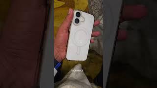iPhone 16 with Transparent Case! Sleek Look with Full Protection #shorts