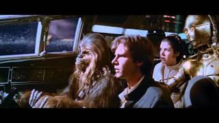 Millennium Falcon Asteroid Field Scene - The Empire Strikes Back 1980 (1080p)