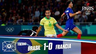 Highlights & Goles: Brasil vs Francia 1-0 | Juegos Olímpicos París 2024 | Telemundo Deportes