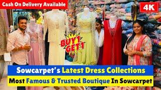 ️ [ COD Available ] Latest Sowcarpet Dresses | Shree Boutique Sowcarpet | Priya Just know fashion