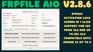 FRPFILE AIO 2.8.6 Free iCloud Bypass 2024!