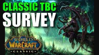 WoW Classic: The Burning Crusade Survey from Blizzard!