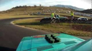 lloyd Smith Falken V8 Corolla - Takes out Rd.2 of Tas Drift 2011