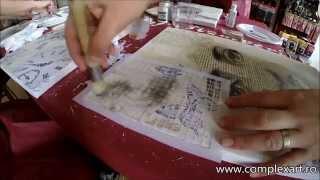 Tutorial - Mixed Media - Stamperia & Complex Art