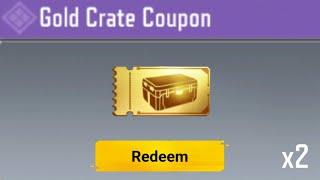 NEW CODE FOR GOLD CRATE COUPONS IN COD MOBILE