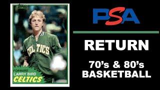 1970s & 1980s Vintage Basketball Card PSA Return