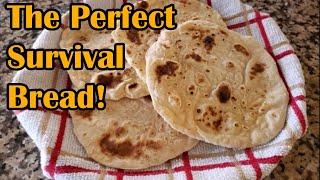 How To Make Flat Bread - The Oldest Bread In The World - Perfect Survival Bread!