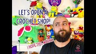 OPENING MY CROCHET STORE - Come spend the week with me!