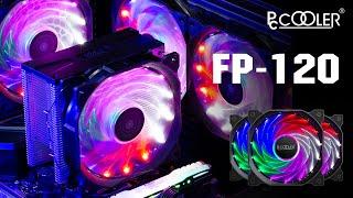 PCCOOLER 120mm Case Fan Phantom Series 3 in 1 Kit, PC-FP120 RGB Case Fans