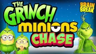 The Grinch's CRAZY EPIC Minion Chase 🟢 | Kids Brain Break