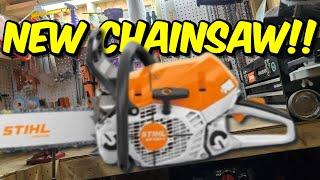 The NEW STIHL MS 400.1 C-M CHAINSAW!?!?!