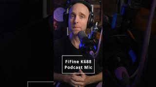 FiFine K688 Podcast Mic #audiogear #fifine #fifinemicrophone