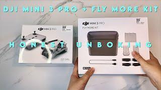 DJI Mini 3 Pro + Fly More Kit | Honest Unboxing Video 