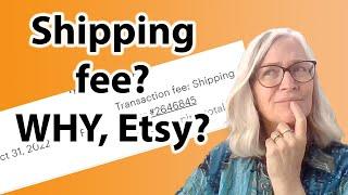 Why does Etsy charge a fee on shipping? Selling on Etsy for beginners.