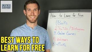 The Best Ways to Learn for Free