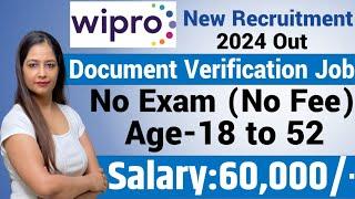 Wipro Recruitment 2024 Out 2025|WIPRO Work From Home Jobs 2025|Wipro Vacancy 2024|Govt Jobs Nov 2024