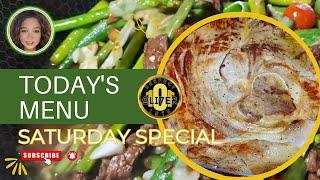 SATURDAY SPECIAL • STEAK AND VEGGIES #menu