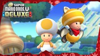 New Super Mario Bros. U Deluxe for Switch ᴴᴰ Full Playthrough (All Star Coins, Solo Toad)