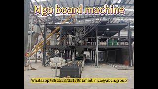 A1 Fireproof Magnesium Oxide Board Machine Mgo Board /Magnesium Sulphate Panel Production Line