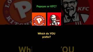 Popeyes vs KFC