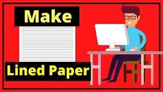 How To Make Lined Paper In Google Docs - ( Proper Method )