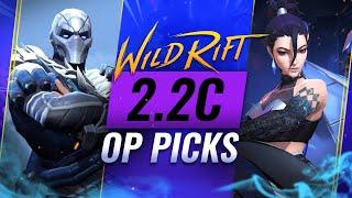 5 OP PICKS for Patch 2.2C - Wild Rift (LoL Mobile)
