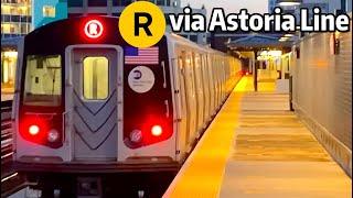 ⁴ᴷ⁶⁰ R Train Rerouted via the Astoria Line