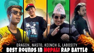 Best Rounds In Nepali Rap Battle (Part 1) ft. Koinch G, Nasto, Dragon, Labosity