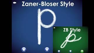 Combined by Zaner-Bloser Letters