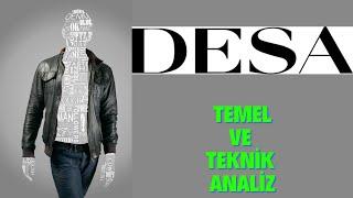 Desa Hisse Yorum ve Analiz | Desa Temel Analiz | Desa Teknik Analiz | #desa | Desa Deri Hisse