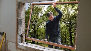 Making and fitting a picture frame window