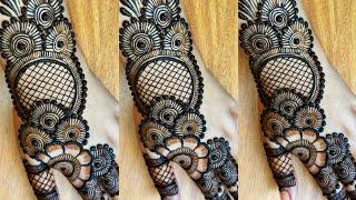 LOVELYBACK HAND MEHNDI DESIGN | SIMPLY GORGEOUS DUBAI PATTERN HENNA DESIGNS | BACK HAND HENNAIDEA