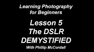 DSLRs for beginners