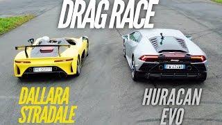 Drag Race : Dallara Stradale VS Huracan EVO