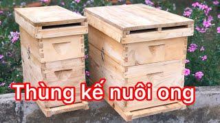 GIÁ RẺ Thùng kế nuôi ong 5 - 8 cầu như nước ngoài - Ong Xanh Beekeeping