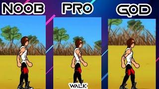 Noob vs Pro vs God | Dc2 Walk Animation | #dc2