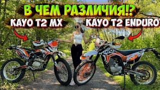 В ЧЕМ РАЗЛИЧИЯ МЕЖДУ KAYO T2 MX 250 и KAYO T2 ENDURO 300 PR!?