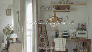 SUB)아파트 정원속 카페 I 리틀포레스트 I 정리정돈 I Cozy Balcony Cafe Makeover